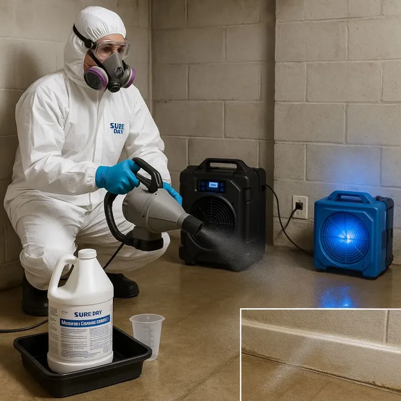 Sanitization and Odor Removal process in North Beach, MD