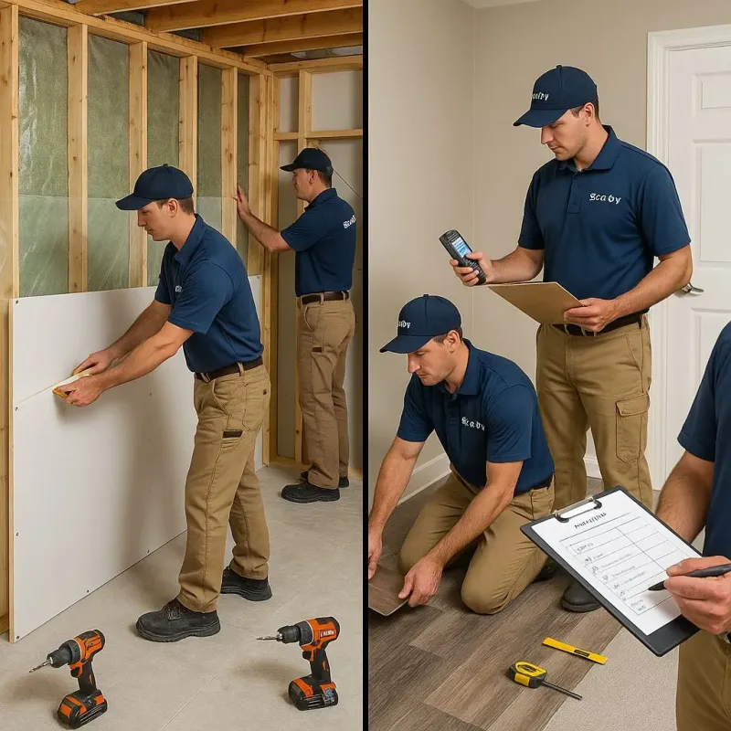 Repairs and Reconstruction process in North Beach, MD